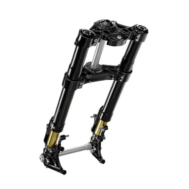 Motorcycle front suspension assembly.